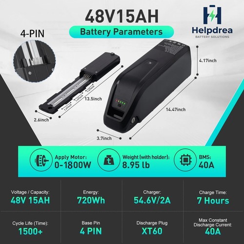 48v 15ah hailong lithium ebike - 48v,