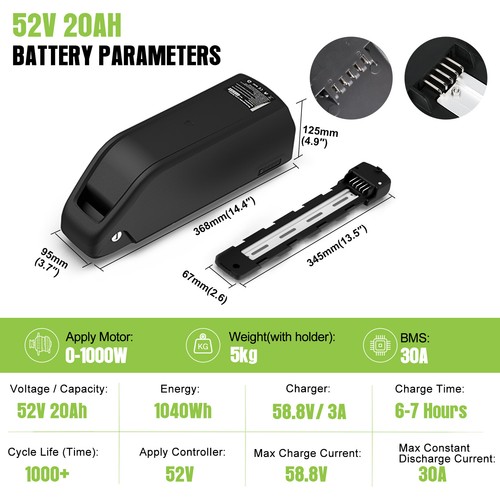 5pins ebike battery downtube - 5pins,