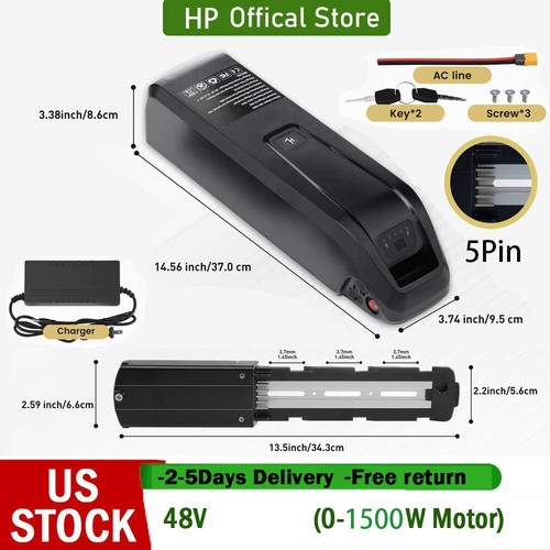 48v bike battery pin - e,