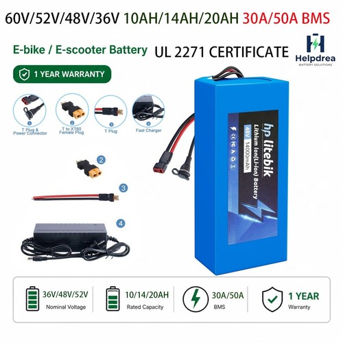 36v 48v 52v - 60v, li-ion