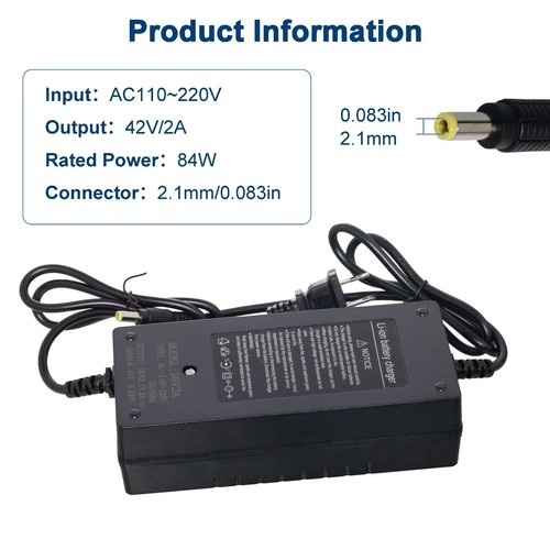 42v smart charger dc - 2a,